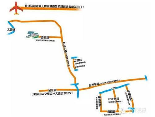 鄭州多處道路被管制，各位車主請繞行